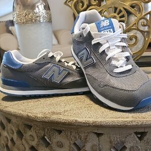 New Balance Boys Kids' Sneakers in Gray and Blue